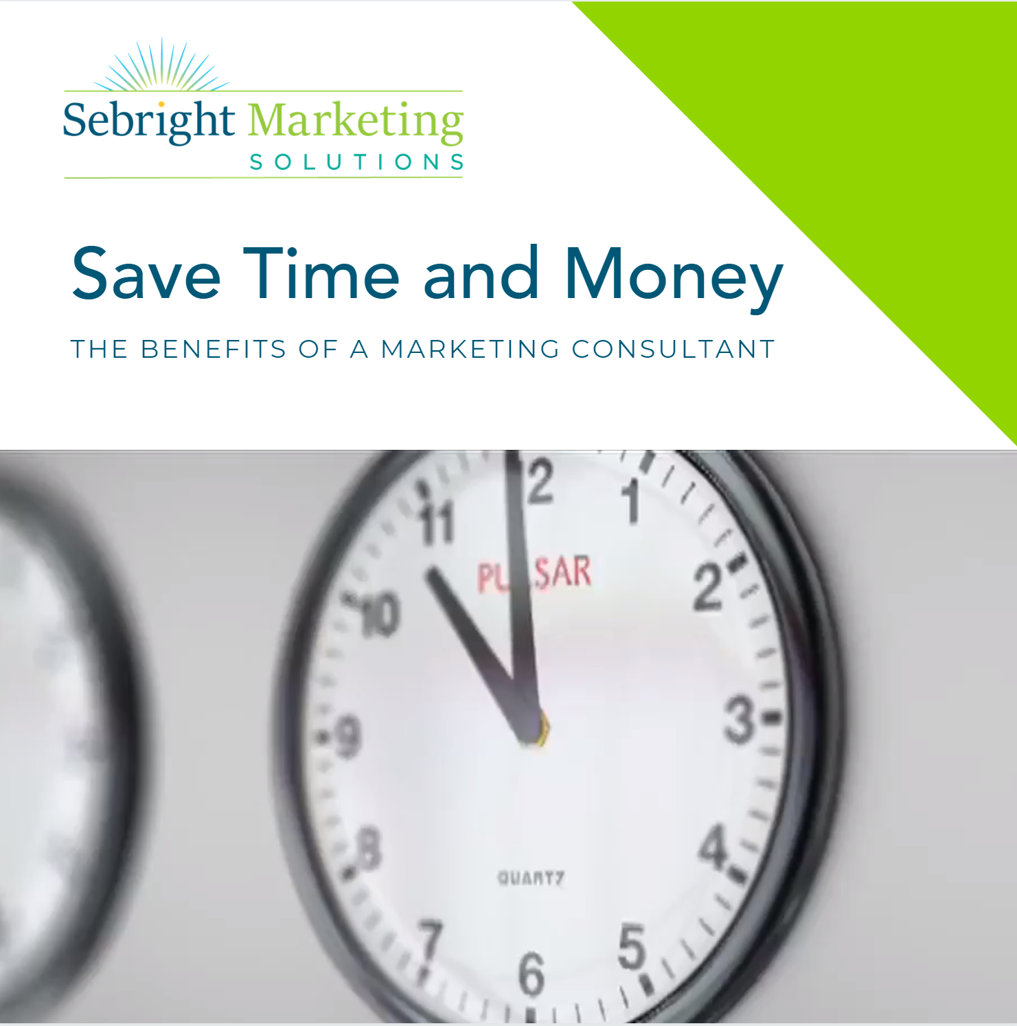 Save time and money - the benefits of hiring a consultant.